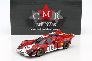 1:18 CMR 1970 Le Mans Ferrari 512 S #16 Moretti/manfredini 24H Le Mans  다이캐스트 페라리 자동차 모형 