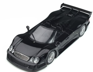 1:18 GT826  MERCEDES-BENZ CLK GTR ROADSTER BLACK  1998 자동차 다이캐스트 모형 수집용