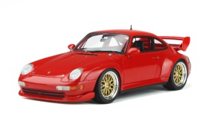 1:18 GT366- Porsche 911 (993) 3.8 RSR - Guards Red 자동차 다이캐스트 모형 수집용