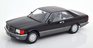 세일 상품 1:18 KK-Scale Mercedes 560 SEC C126 1985 black 한정판 1500대