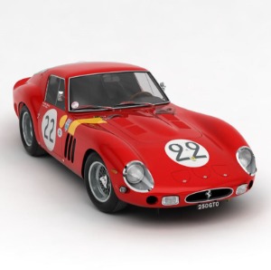 선주문 M-253 CMC Ferrari 250 GTO,24h France 1962, Beurlys/Elde/Mason, #22 한정판 2200대