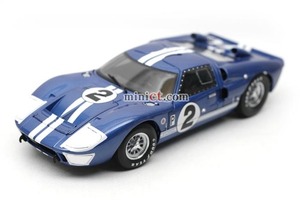 1:18 FORD GT 40 MKII #2 RACING BLUE W/ WHITE 